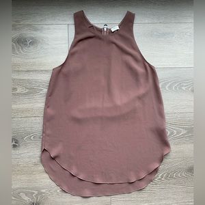 Aritzia Wilfred Sevres Sleeveless Zip Back Blouse